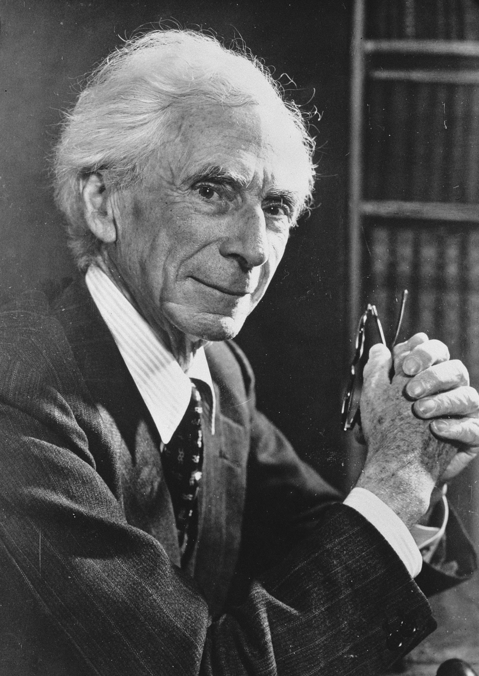 Bertrand Russell en novembre 1957.