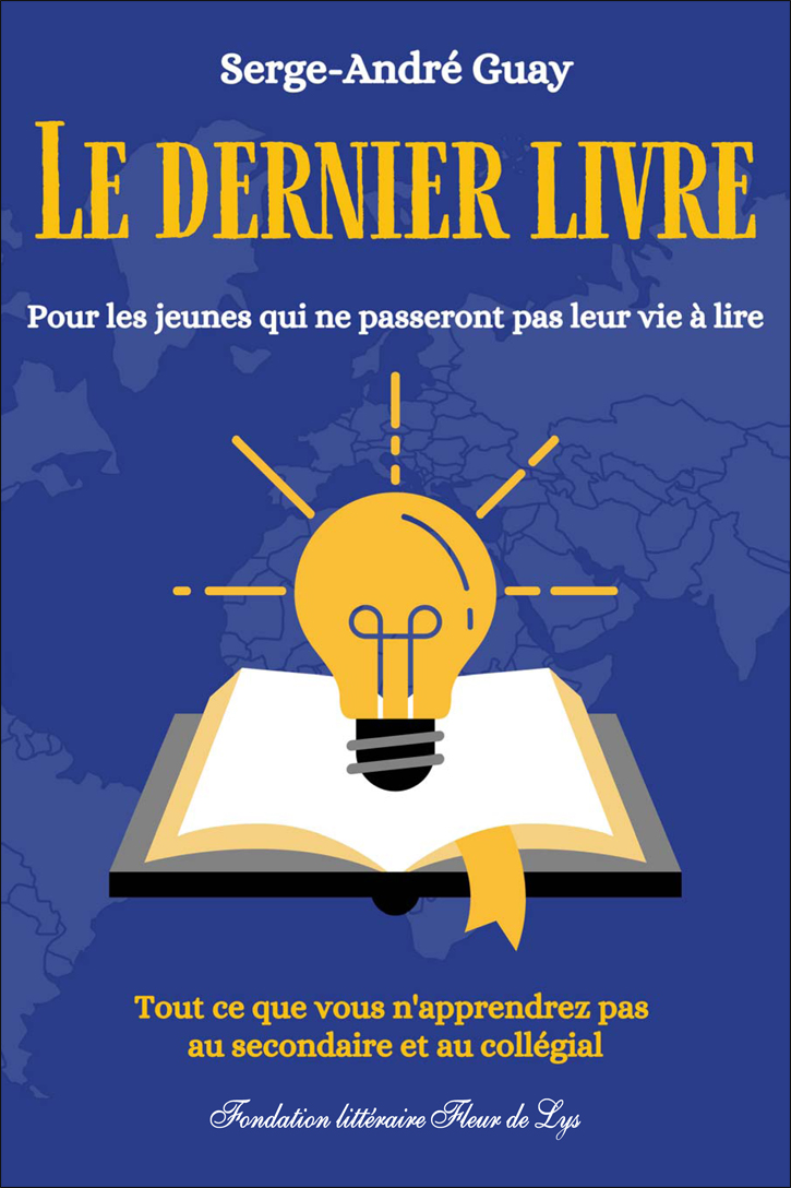 Le dernier livre – Pour les jeunes qui ne passeront pas leur vie à lire. Cliquez ici pour télécharger gratuitement ce livre (PDF) ou cliquez ici pour le lire en ligne sur ce site web.