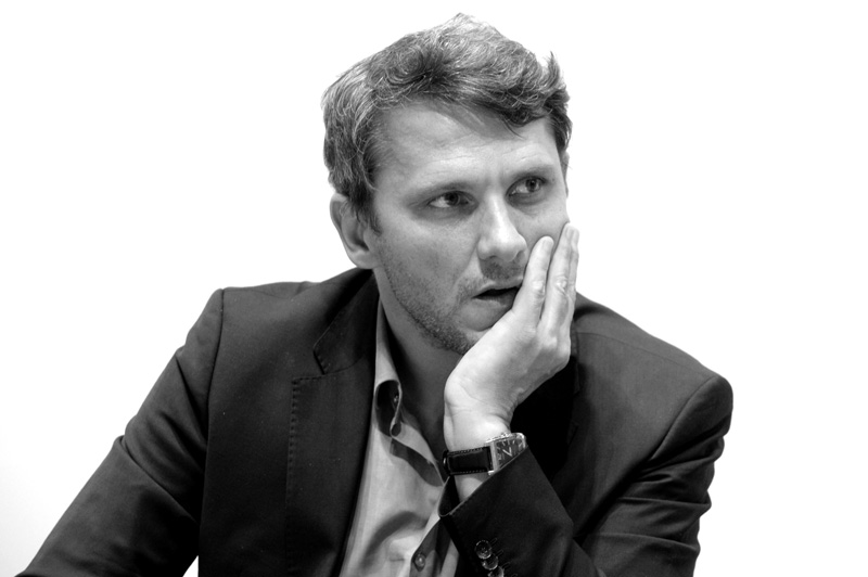 Jean-Baptiste Brenet, universitaire français, professeur d'histoire de la philosophie à l'université Paris-I Panthéon-Sorbonne, spécialiste d'Averroès, 27 April 2018. Source Own work. Author : Polmars. Source : Wikipédia.